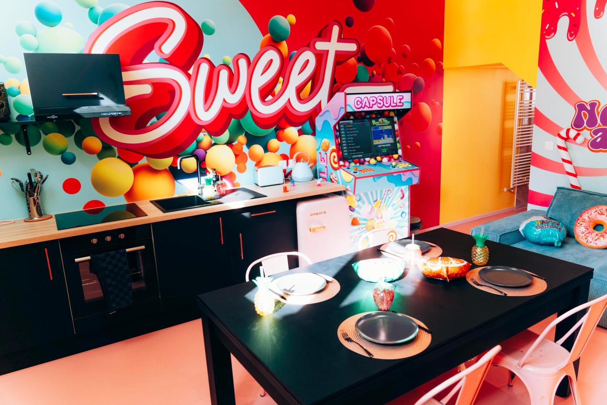 Capsule Bonbon - Balneo - Sauna - Billard - Nintendo Switch Apartment