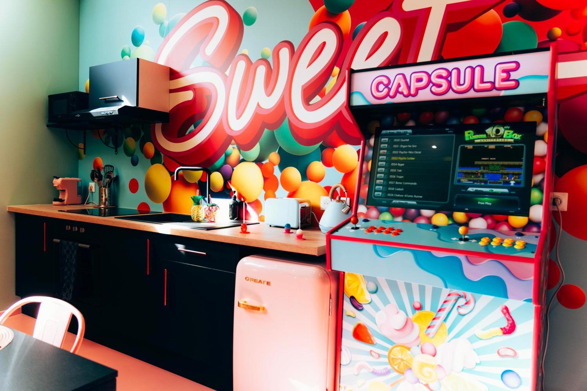 Capsule Bonbon - Balneo - Sauna - Billard - Nintendo Switch Apartment